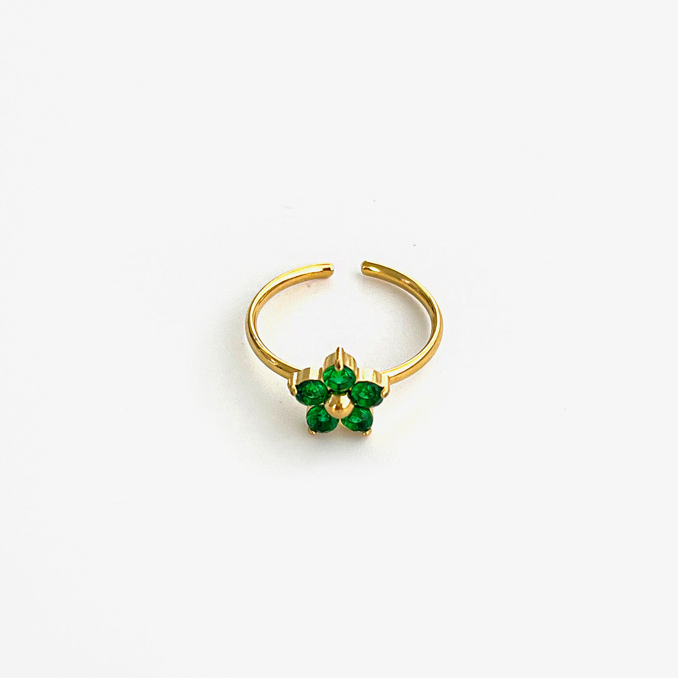 Anillo lucky green