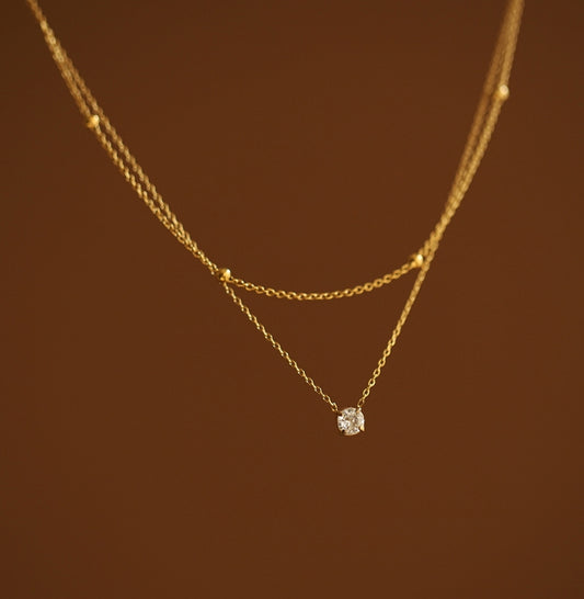 Collar doble luz