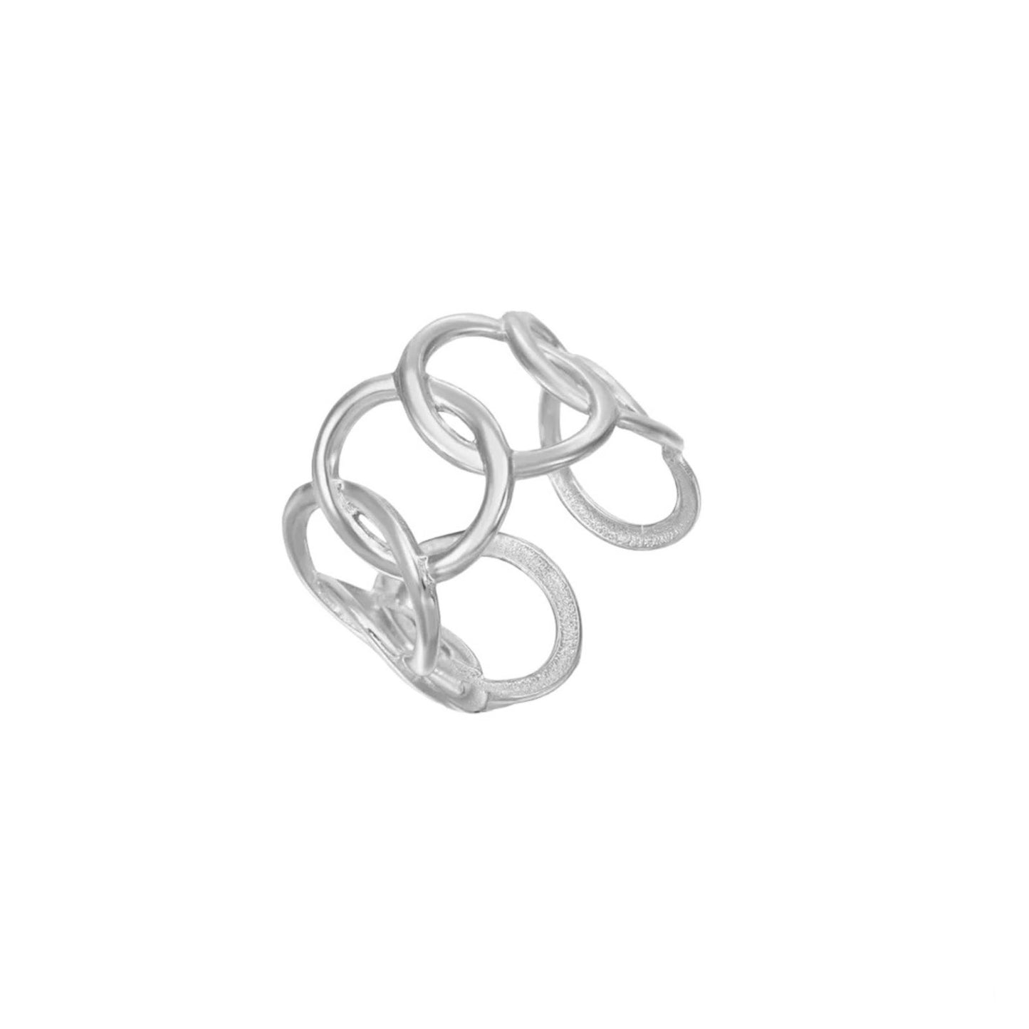 Anillo Circles plateado