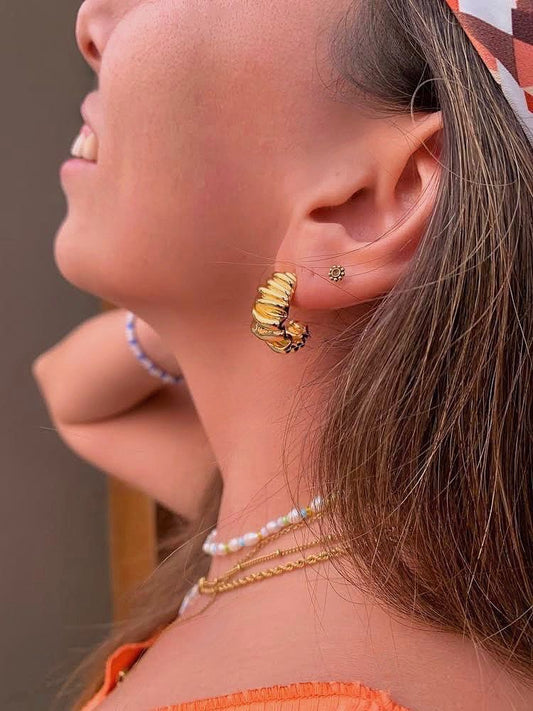 Aretes golden honey