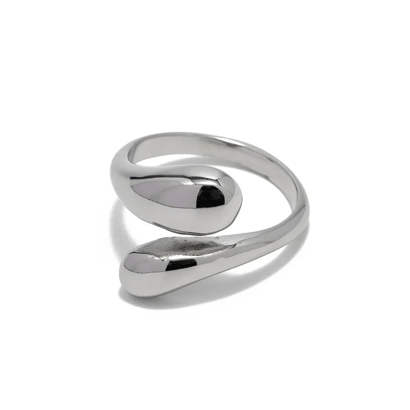 Anillo Dual Plateado