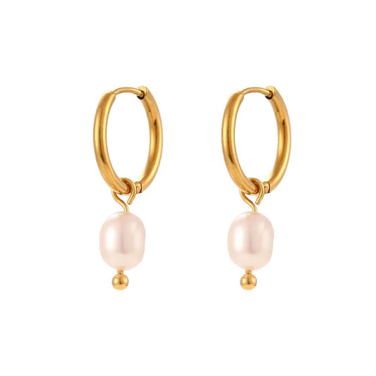 Argollas One Pearl