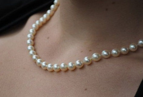 Collar Big Pearls Handmade