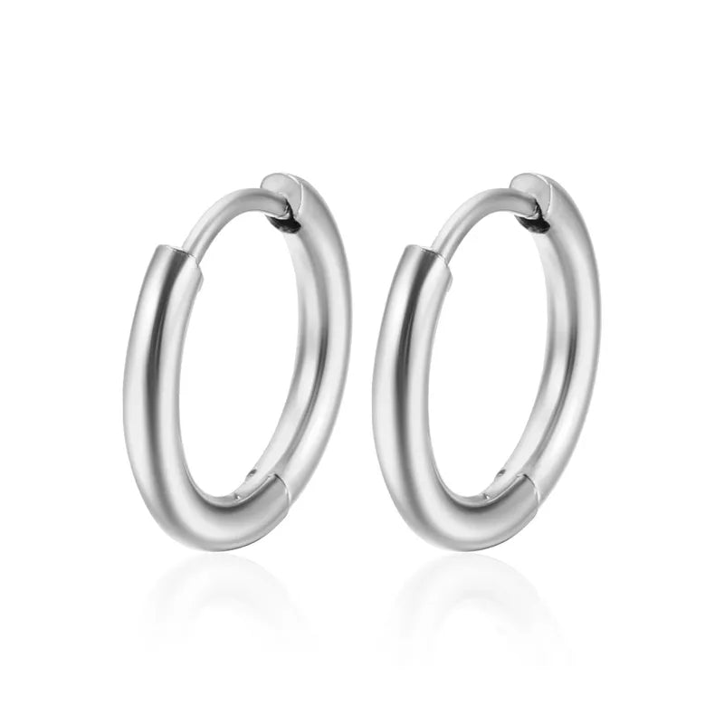 Argollas Daily Hoops silver