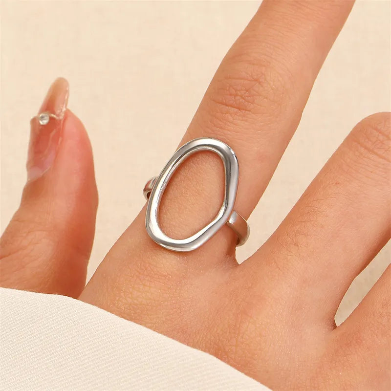 Anillo Oval Silver